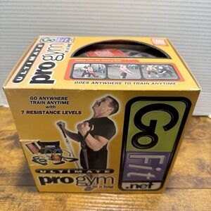 Ultimate ProGym In A Bag Go Fit At Home Gym Resistance Bands DVD Accessories